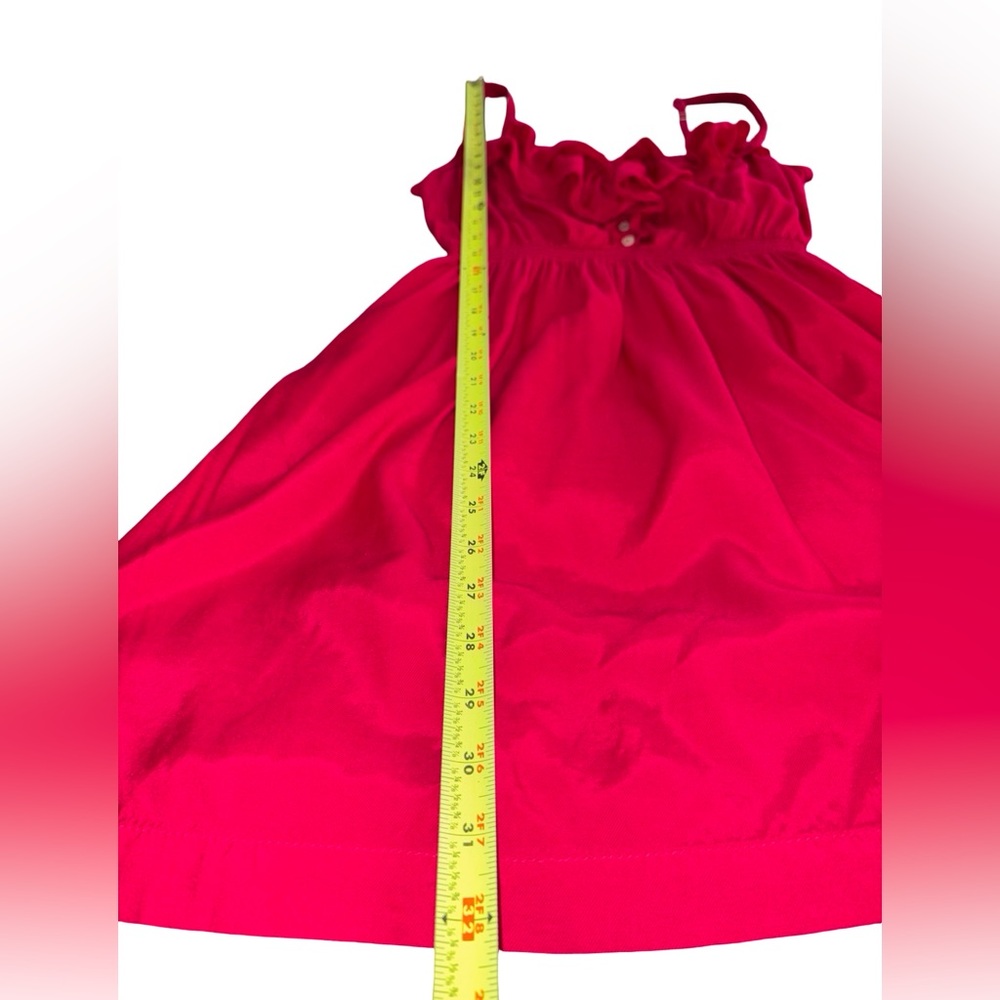 Hollister Pink Ruffle Cami Dress Size Small - Picture 7 of 8